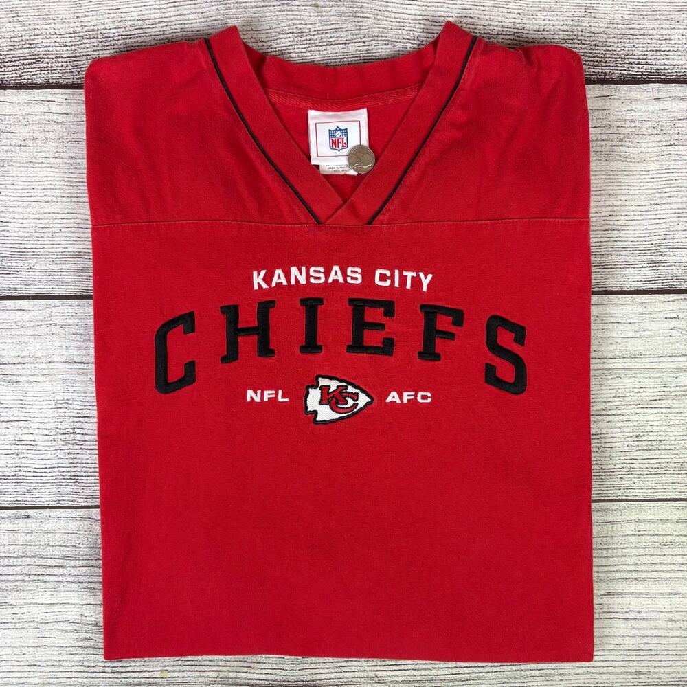 Vintage Y2k Kansas City Chiefs NFL Football Embroidered T-shirt